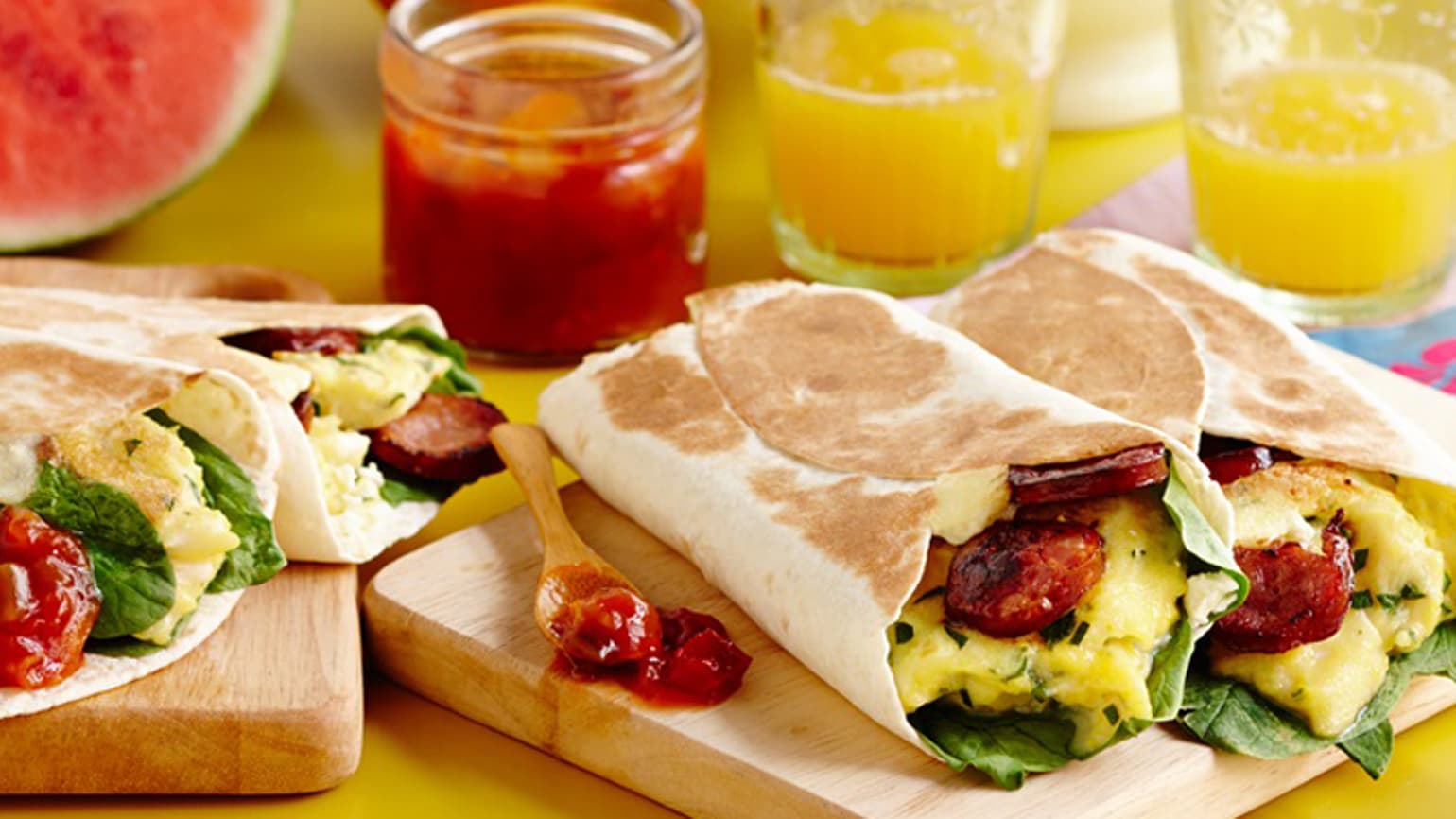 Breakfast Burritos with Chorizo Recipe